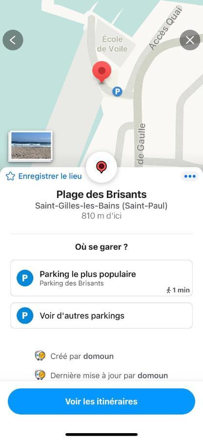 Prana Lodge Saint Gilles Les Bains 800 M De La Plage 外观 照片